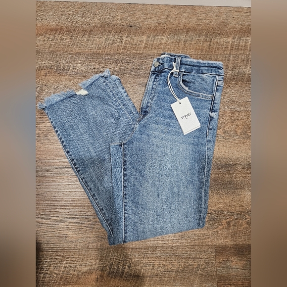 Vervet Denim - Vervet Women's Classic Straight Leg Jeans - Blue